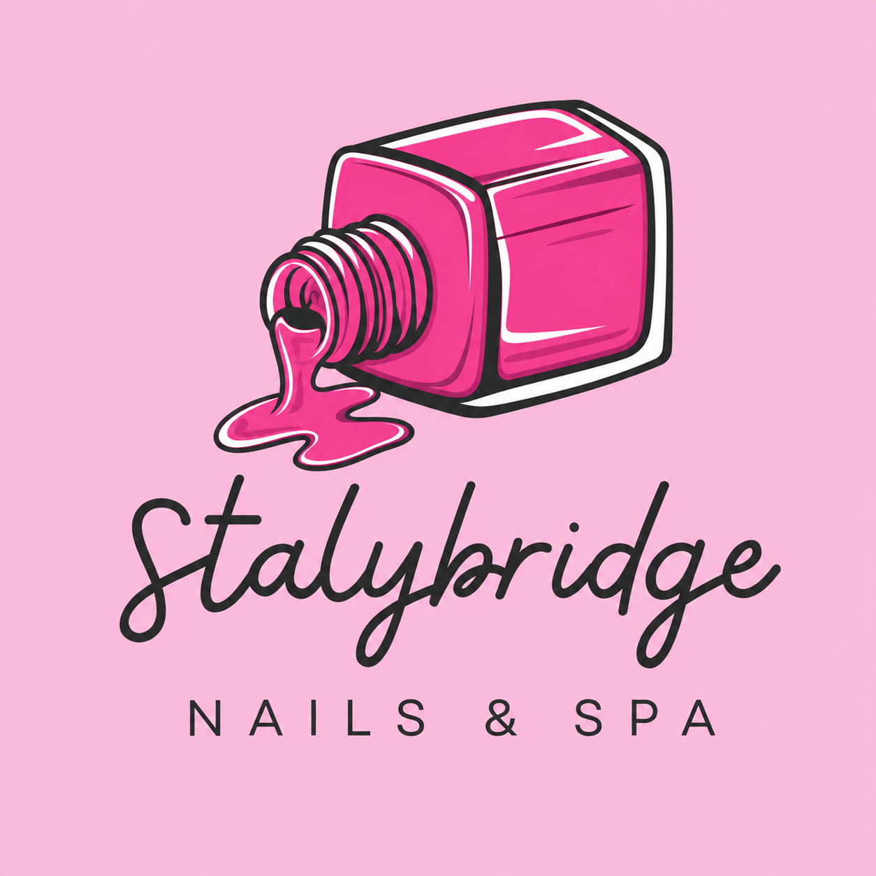 Digitally refined Stalybridge Nails and Spa logo